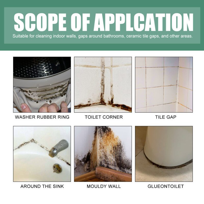 Multi-Purpose Household Mold Remover – Safe for Walls, Tiles, Furniture | Long-Lasting Mildew Prevention - Image 3