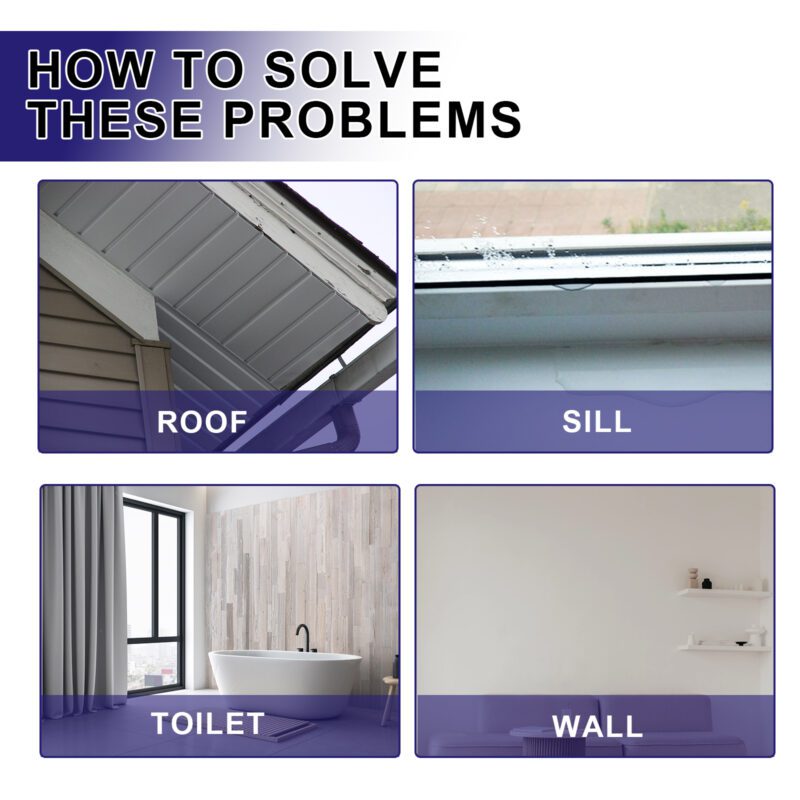 Multi-Purpose Household Sealant Spray - Leak Repair for Pipes, Walls, Tiles | Surface-Safe - Image 3