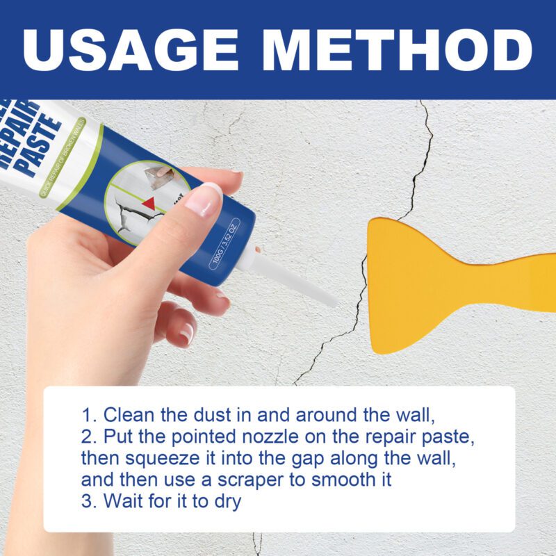 Multi-Purpose Household Wall Repair Paste – Fix Cracks, Mildew, Long-Lasting - Image 6