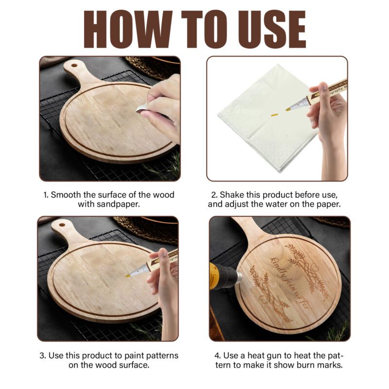 Multi-Purpose Household Wood Marker – Safe, Long-Lasting for Furniture & Coasters - Image 6