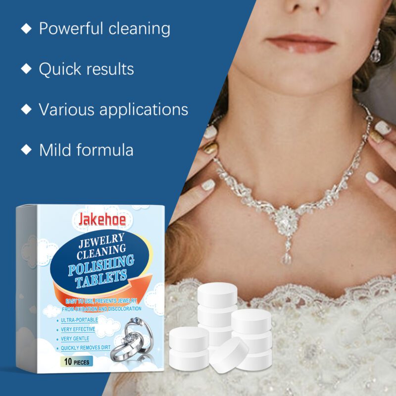 Multi-Purpose Jewelry Cleaner Effervescent Tablets | Safe, Long-Lasting Household Care - Image 4