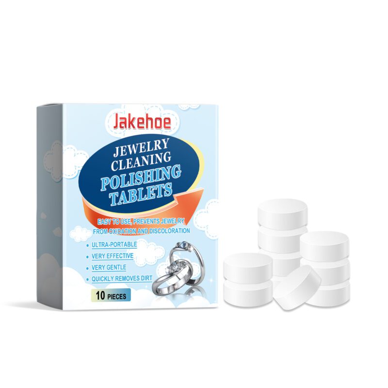 Multi-Purpose Jewelry Cleaner Effervescent Tablets | Safe, Long-Lasting Household Care