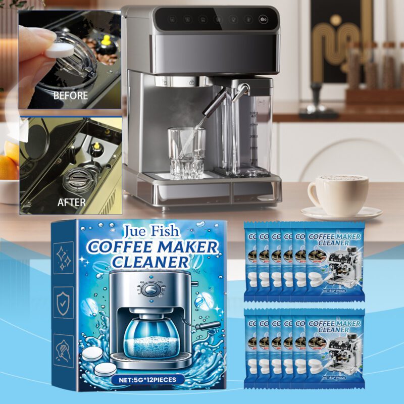 Multi-Purpose Kitchen Cleaner: Coffee Machine Effervescent Tablets, Long-Lasting, Safe - Image 2