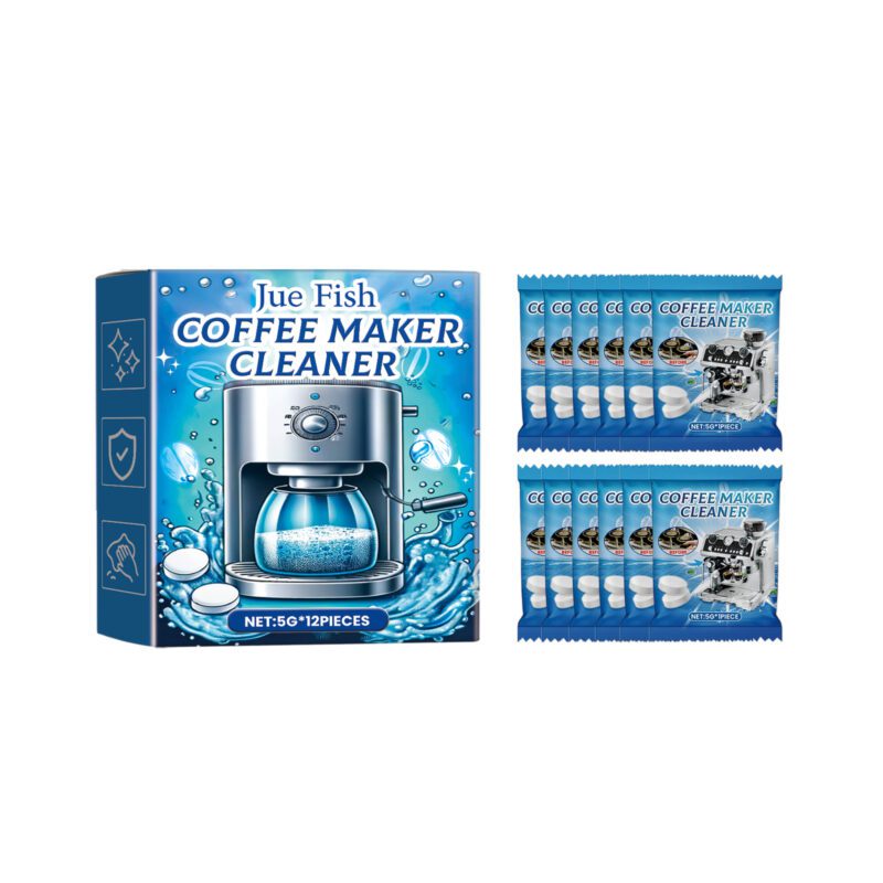 Multi-Purpose Kitchen Cleaner: Coffee Machine Effervescent Tablets, Long-Lasting, Safe