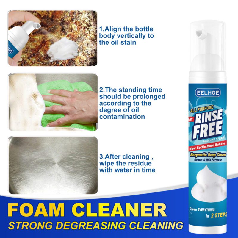 Multi-Purpose Kitchen Foam Cleaner | Heavy Grease Remover, Surface-Safe, Long-Lasting - Image 5