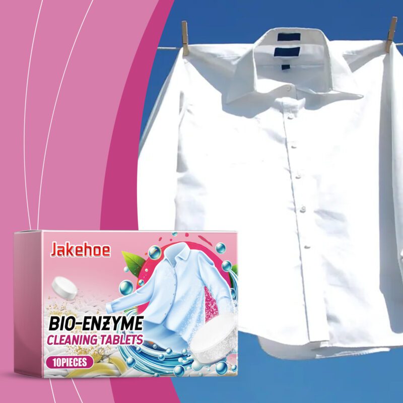 Multi-Purpose Laundry Stain Remover | Effervescent Tablets, Long-Lasting, Safe for Fabrics - Image 2