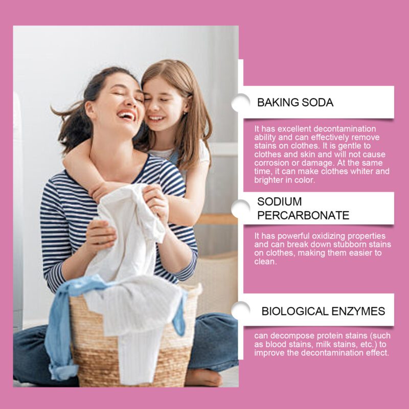 Multi-Purpose Laundry Stain Remover | Effervescent Tablets, Long-Lasting, Safe for Fabrics - Image 4