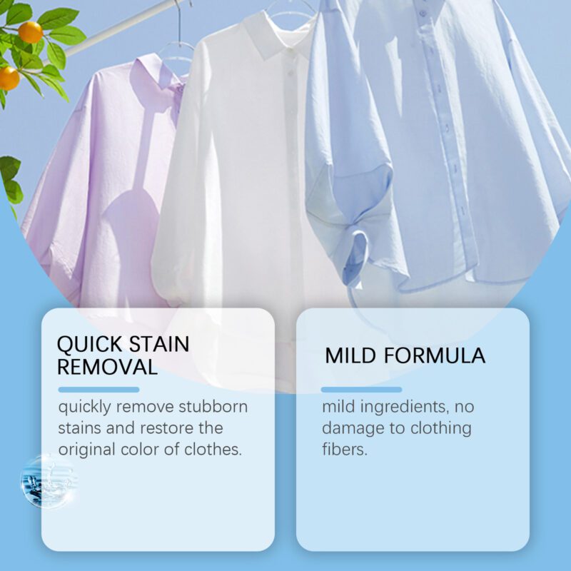 Multi-Purpose Laundry Stain Remover | Mild Detergent, Long-Lasting Fabric Care - Image 3