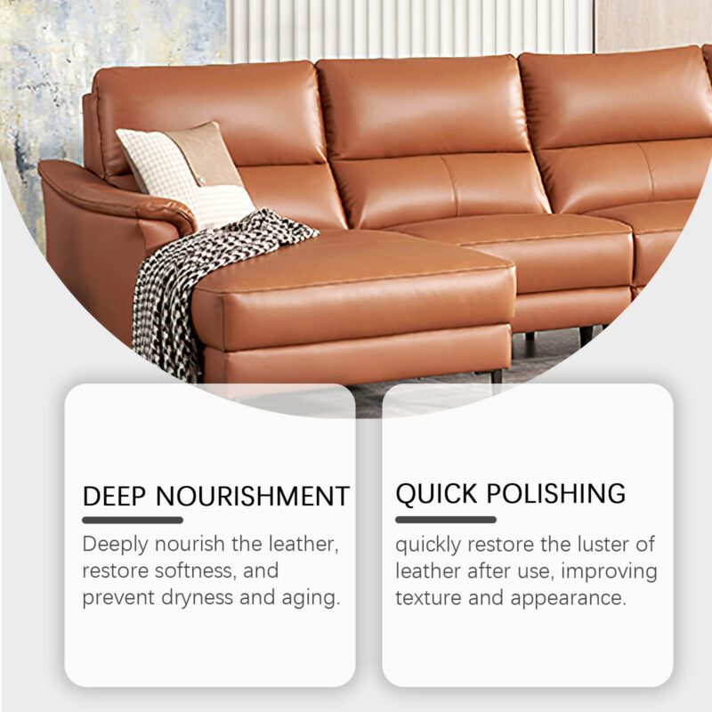 Multi-Purpose Leather Care Cream: Furniture Polish, Long-Lasting Household Cleaner - Image 4