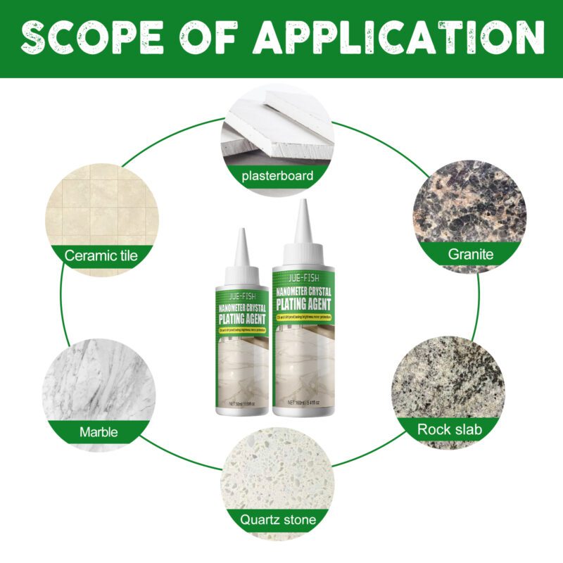 Multi-Purpose Nano Coating: Marble Polish, Tile Repair, Long-Lasting Surface Protection (50ml) - Image 3