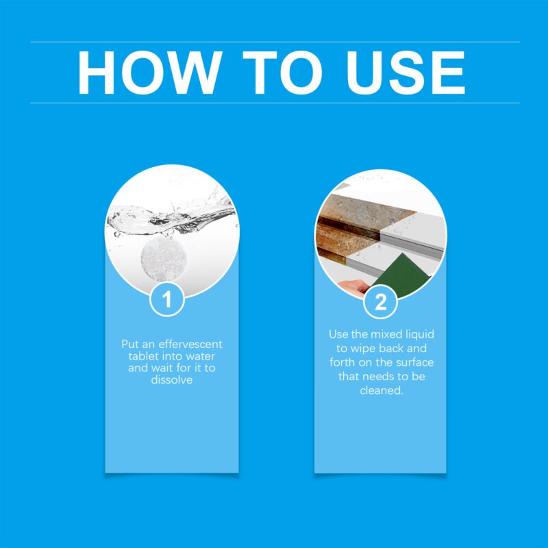 Multi-Purpose Rust Cleaning Tablets: Surface-Safe Household Cleaner, Long-Lasting - Image 6