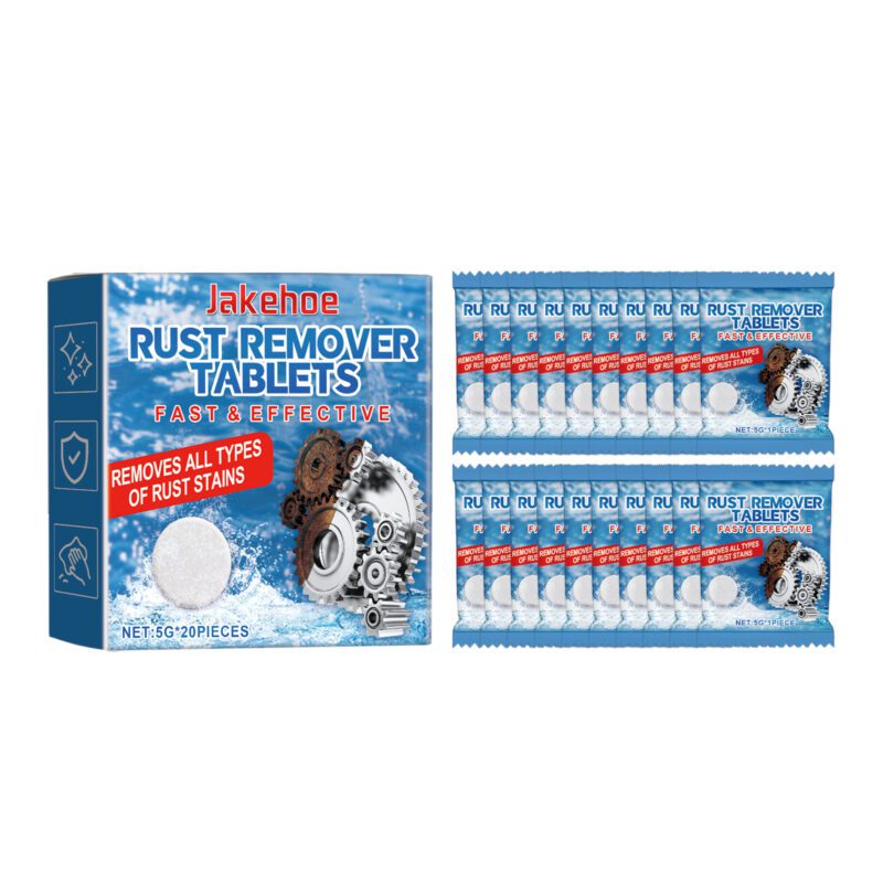 Multi-Purpose Rust Cleaning Tablets: Surface-Safe Household Cleaner, Long-Lasting