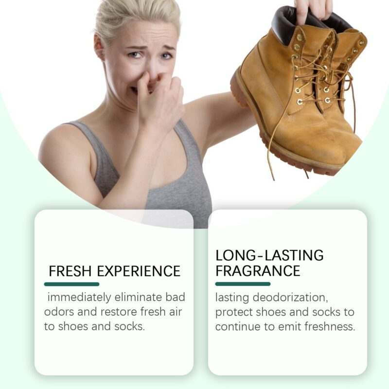 Multi-Purpose Shoe & Sock Deodorant - Long-Lasting Household Odor Eliminator - Image 3