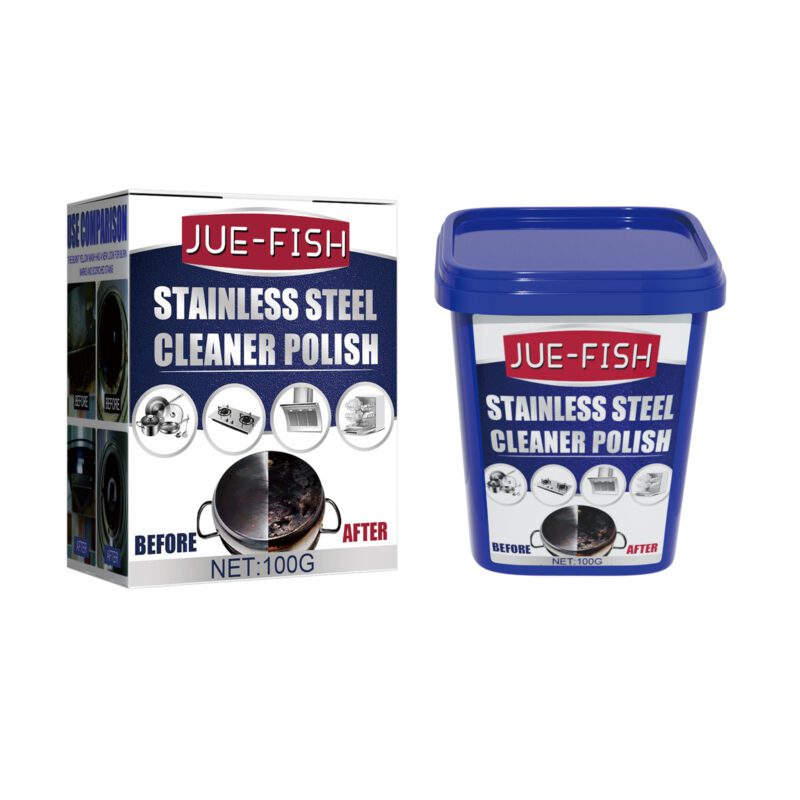 Multi-Purpose Stainless Steel Cleaning Cream – Kitchen, Stove, Pot Rust Remover (Long-Lasting, Surface-Safe)