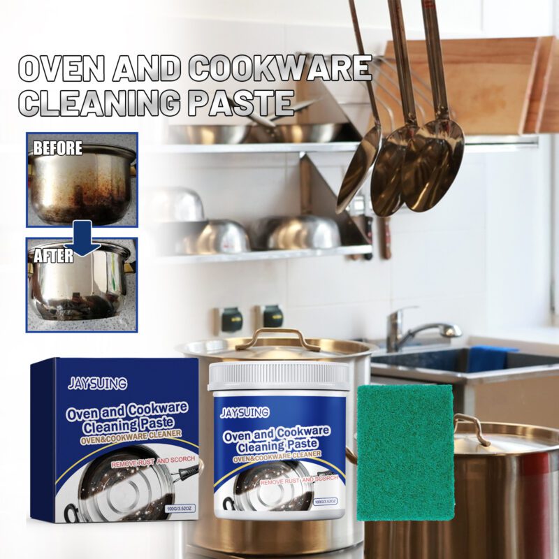 Multi-Purpose Stainless Steel Cleaning Paste | Rust Removal, Safe Surfaces, Household Cleaner - Image 2
