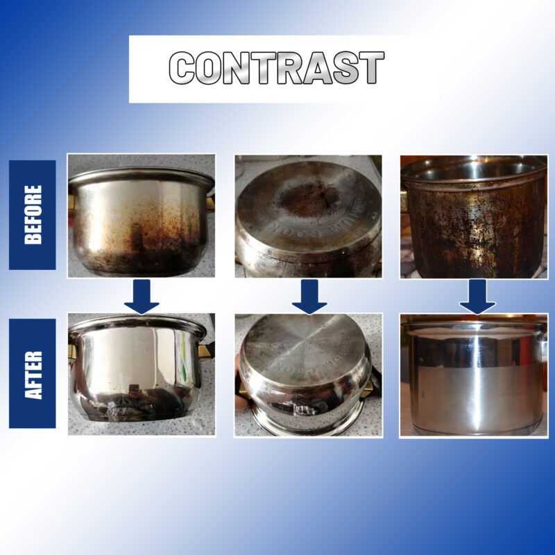 Multi-Purpose Stainless Steel Cleaning Paste | Rust Removal, Safe Surfaces, Household Cleaner - Image 3