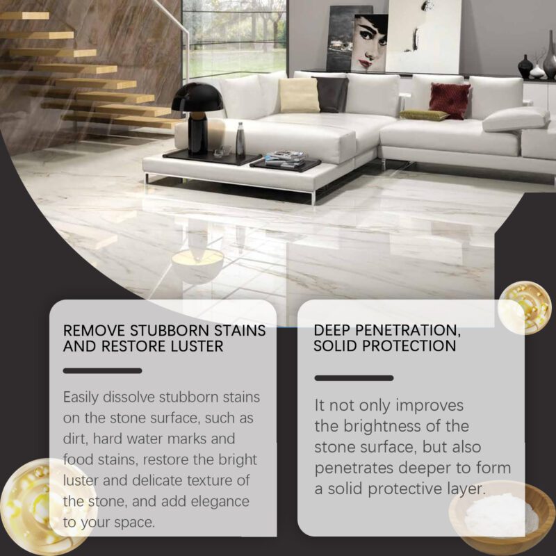 Multi-Purpose Stone Care Wax: Long-Lasting Floor/Furniture Polish, Surface-Safe Household Cleaner - Image 3