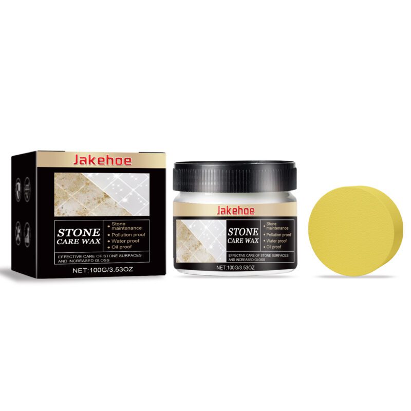 Multi-Purpose Stone Care Wax: Long-Lasting Floor/Furniture Polish, Surface-Safe Household Cleaner