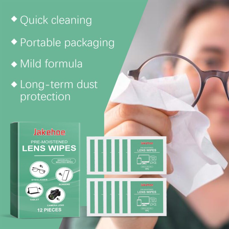 Multi-Purpose Surface-Safe Lens Cleaning Wipes | Portable Household Supplies - Image 2