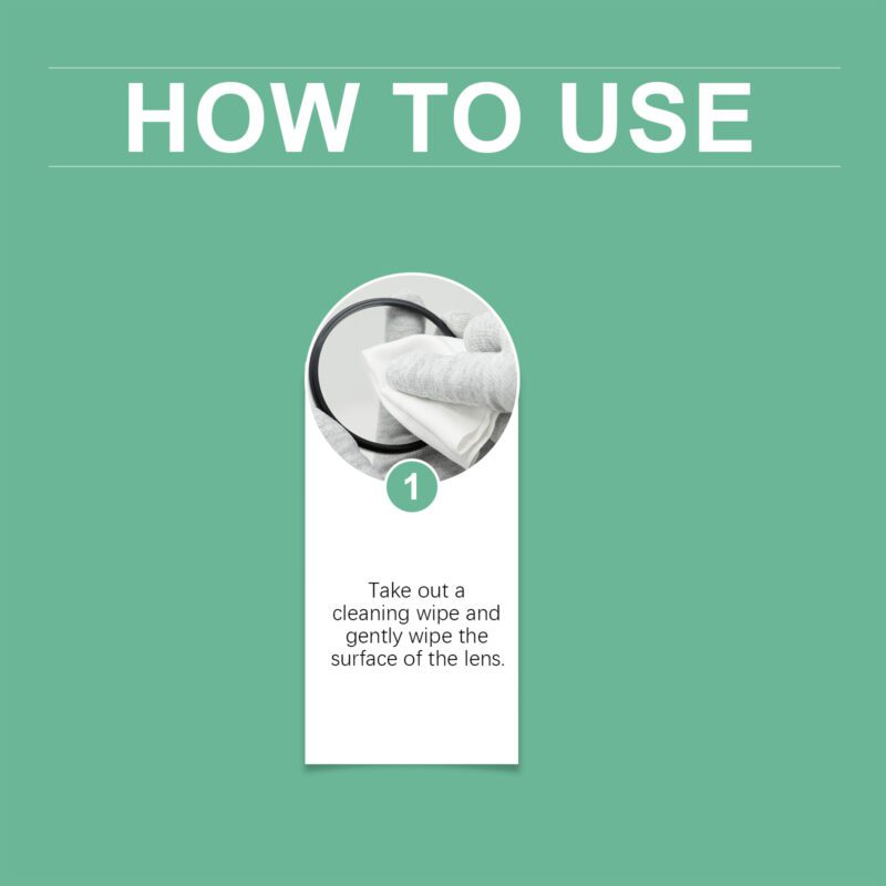 Multi-Purpose Surface-Safe Lens Cleaning Wipes | Portable Household Supplies - Image 5