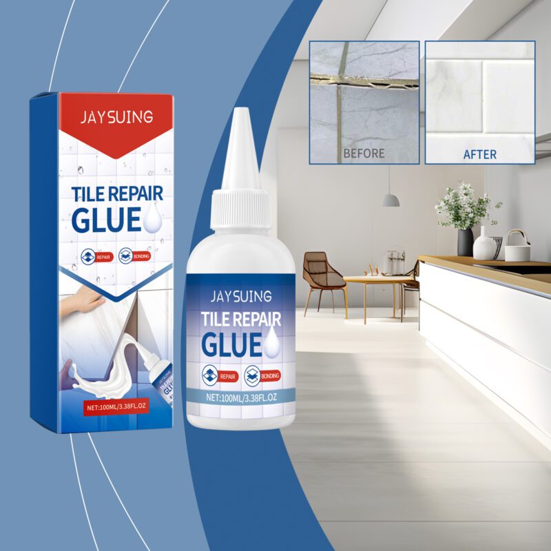 Multi-Purpose Tile Repair Glue: Waterproof Crack Sealant for Kitchen & Bathroom Tiles - Image 2