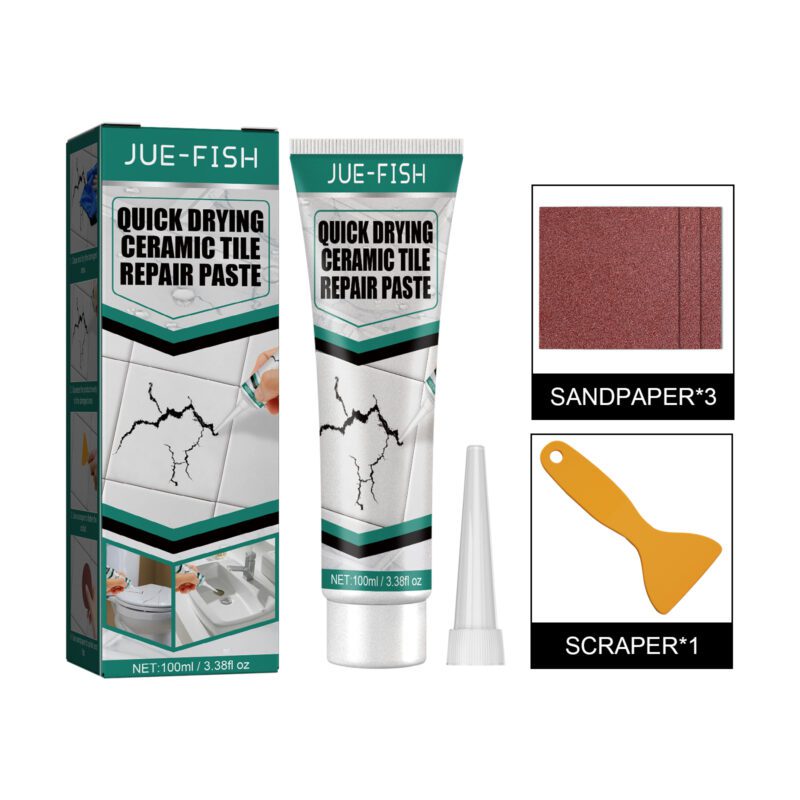 Multi-Purpose Tile Repair Paste | Quick-Drying Crack Adhesive for Household Surfaces