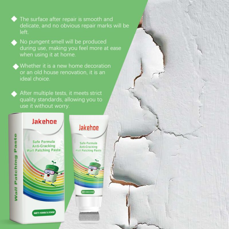 Multi-Purpose Wall Patching Paste - Household Repair for Holes, Cracks, Nail Eyes - Image 3