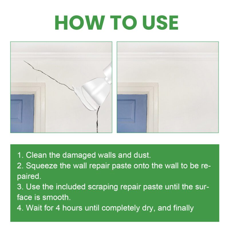 Multi-Purpose Wall Repair Paste: Surface-Safe, Long-Lasting Household Wall Filler - Image 6