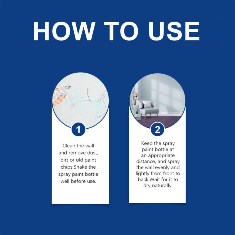 Multi-Purpose Wall Repair Spray: Mold-Resistant, Long-Lasting Household Paint - Image 6