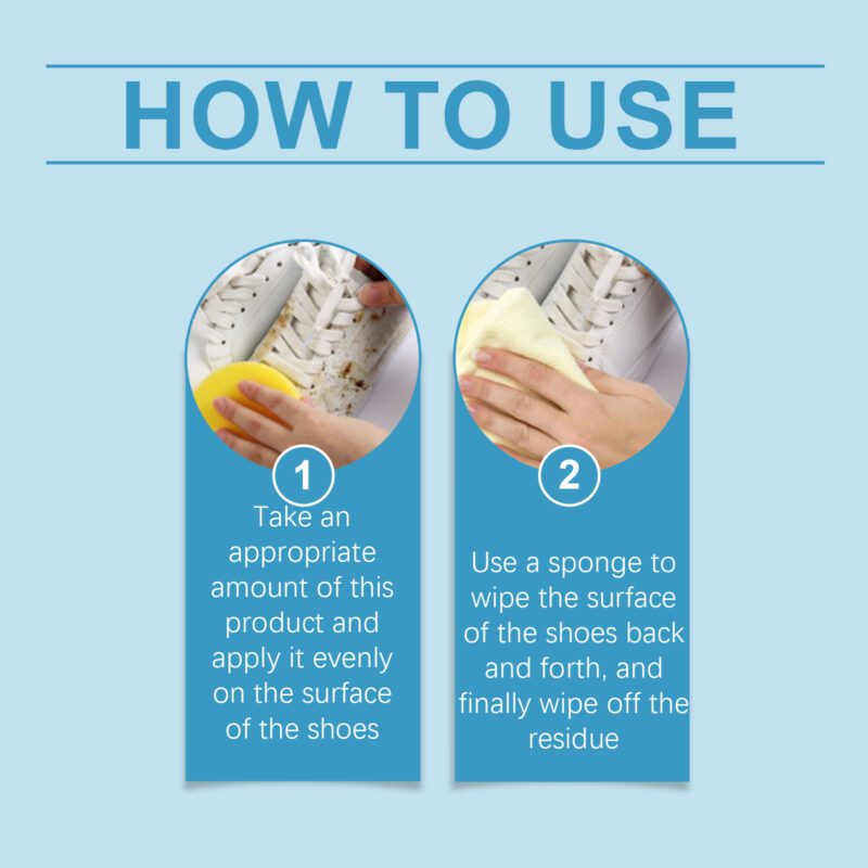 Multi-Purpose White Shoe Cleaning Cream | Household Shoe Care, Safe Stain Remover - Image 6