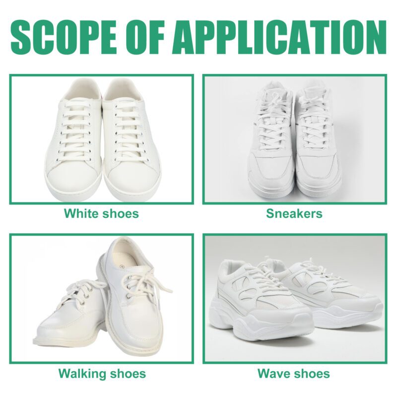 Multi-Purpose White Shoe Whitener Gel | Oxide & Yellow Stain Remover, Household Shoe Cleaner - Image 2