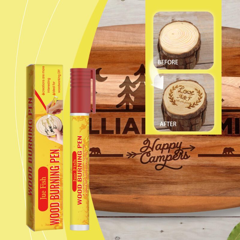 Multi-Purpose Wood Burning Pen – Surface-Safe Furniture Maintenance Tool, Long-Lasting Craft Marker - Image 2