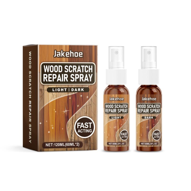 Multi-Purpose Wood Floor & Furniture Scratch Repair Spray | Long-Lasting, Surface-Safe Household Care