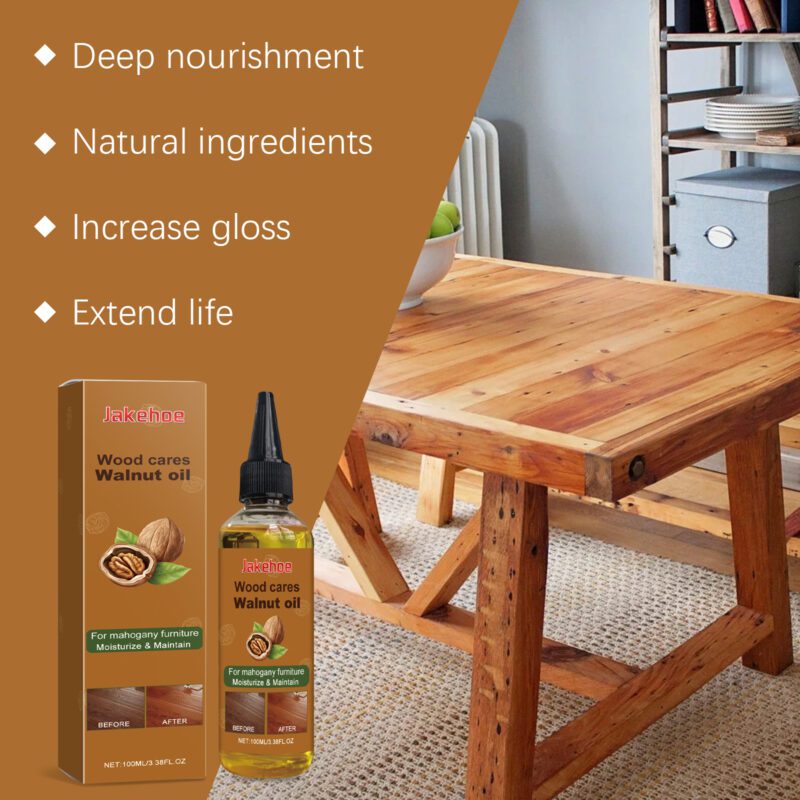 Multi-Purpose Wood Furniture Cleaner & Floor Polish – Long-Lasting, Surface-Safe Care Oil - Image 3