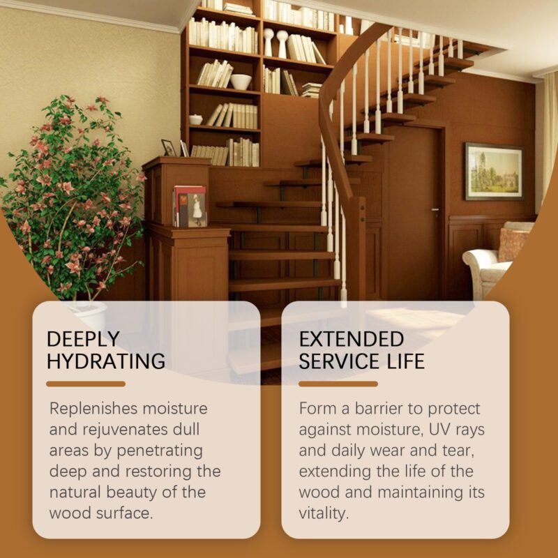 Multi-Purpose Wood Furniture Cleaner & Floor Polish – Long-Lasting, Surface-Safe Care Oil - Image 4
