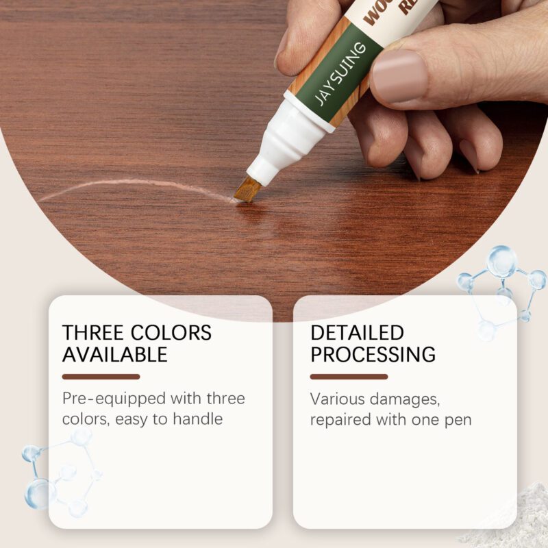 Multi-Purpose Wooden Furniture & Floor Scratch Repair Pen Set - Long-Lasting Household Care - Image 4