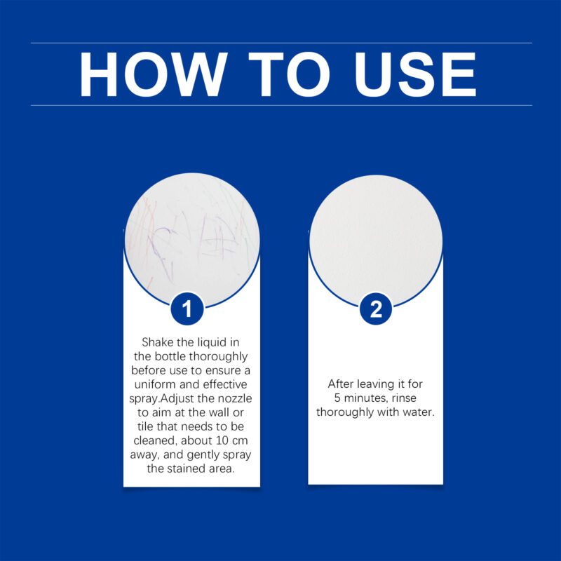 Multipurpose Wall & Bathroom Stain Remover - Safe, Long-Lasting Household Cleaner Spray - Image 6