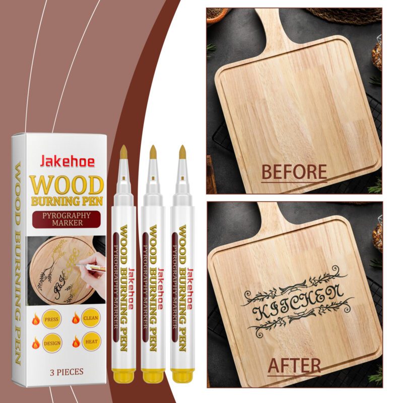 Multipurpose Wood Pyrography Pen – Furniture Customization, Safe Surface Craft Tool - Image 2