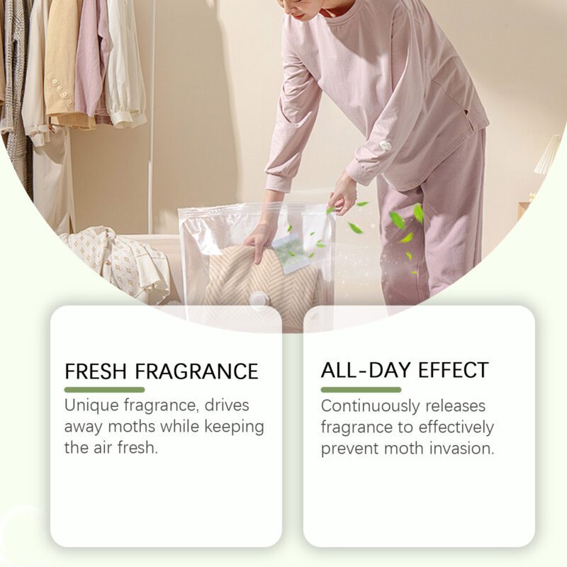 Natural Household Moth Repellent Sachet – Long-Lasting, Multi-Purpose Wardrobe Insect Repellent - Image 4