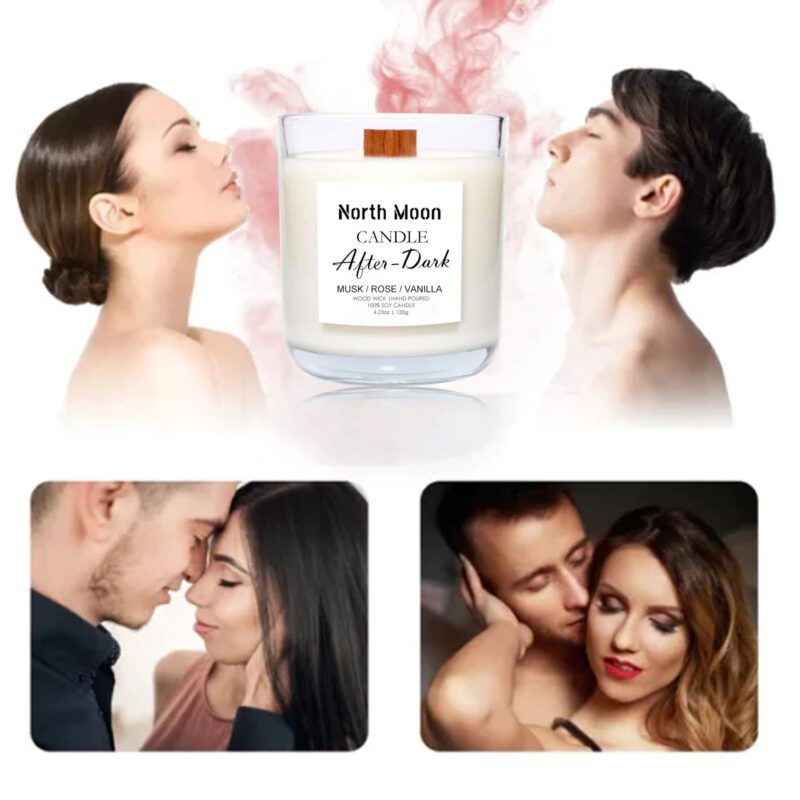 North Moon Natural Aromatherapy Candle: Long-Lasting Household Air Freshener, Safe for Home Spaces - Image 3