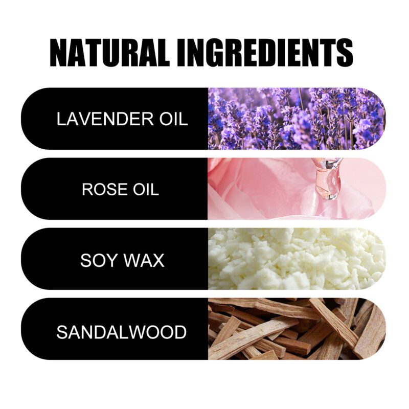 North Moon Natural Aromatherapy Candle: Long-Lasting Household Air Freshener, Safe for Home Spaces - Image 5