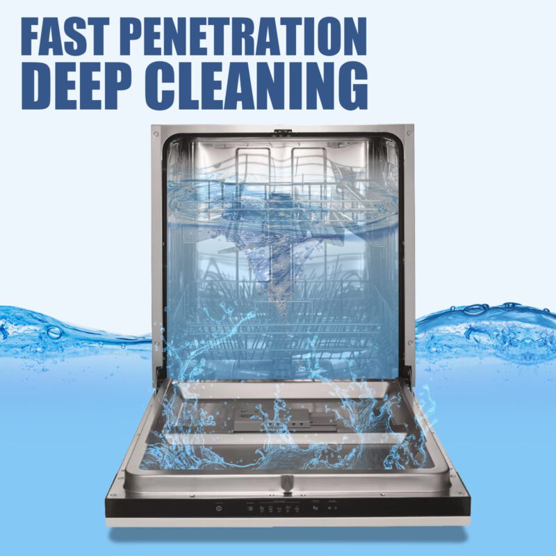Powerful Dishwasher Cleaner Sheets - Household Decontamination, Oil Stain Removal, Safe Surfaces - Image 3