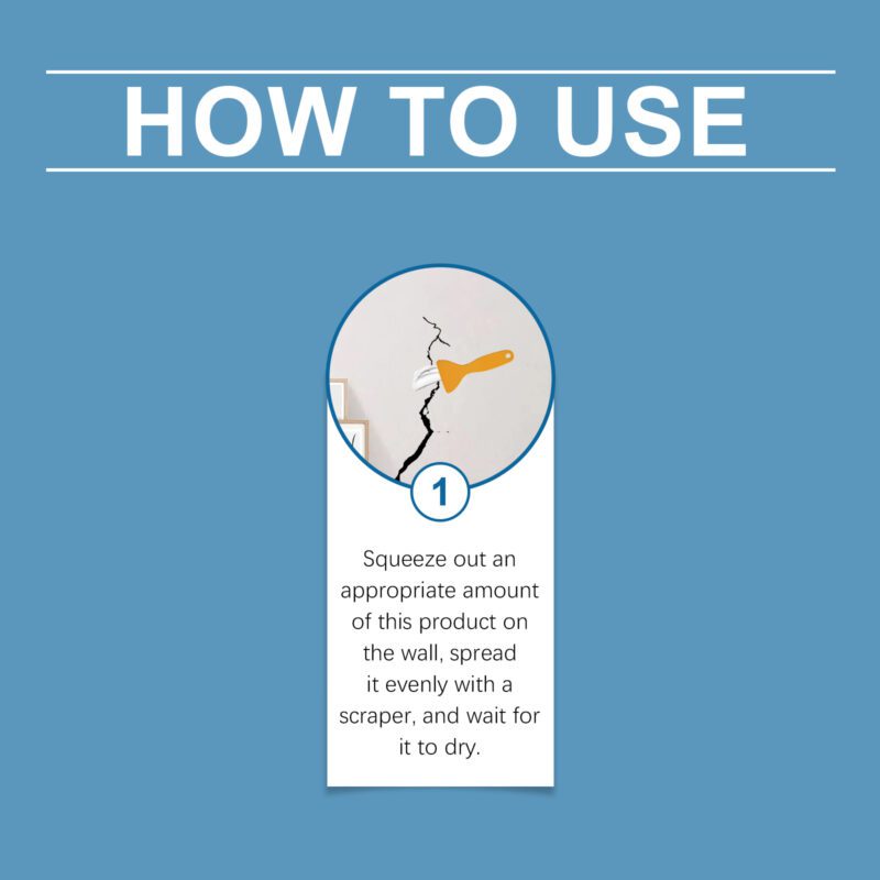 Quick-Drying Wall Repair Paste: Long-Lasting Household Crack Filler - Image 6