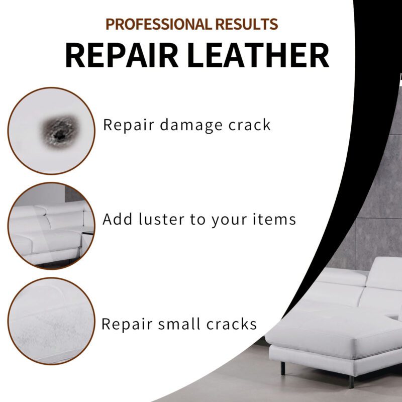 Rayhong Coffee Leather Repair Cream: Scratch/Crack Fix, Furniture Care, Long-Lasting - Image 3