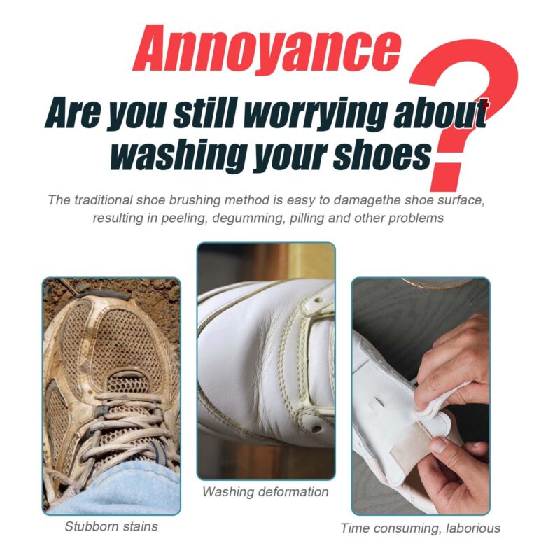 Shoe Whitening Cream: Household Shoe Cleaner, Stain Remover, Surface-Safe - Image 4