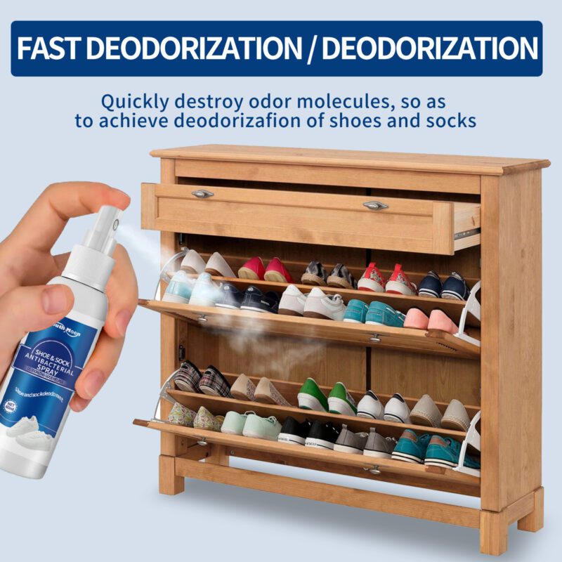 South Moon Antibacterial Shoe & Sock Spray | Multi-Purpose Household Deodorizer, Long-Lasting Freshener - Image 3