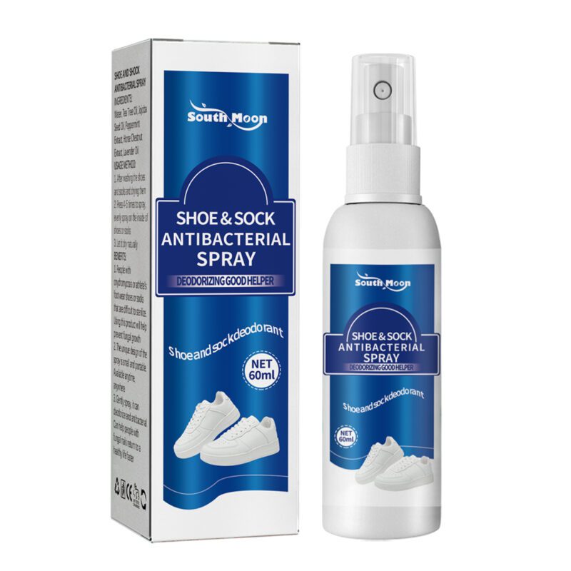 South Moon Antibacterial Shoe & Sock Spray | Multi-Purpose Household Deodorizer, Long-Lasting Freshener