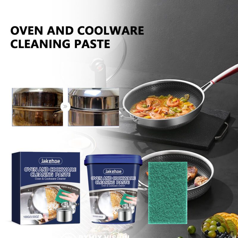 Stainless Steel Cleaning Paste: Kitchen Rust Remover, Stubborn Stain Cleaner (Long-Lasting, Surface-Safe) - Image 2