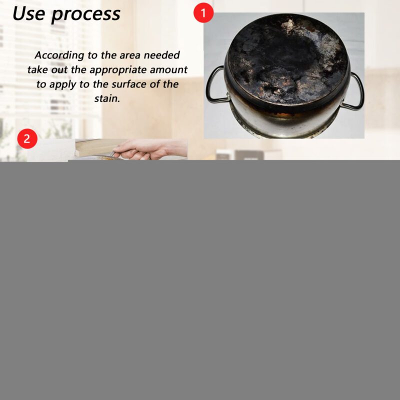 Stainless Steel Cleaning Paste: Kitchen Rust Remover, Stubborn Stain Cleaner (Long-Lasting, Surface-Safe) - Image 5