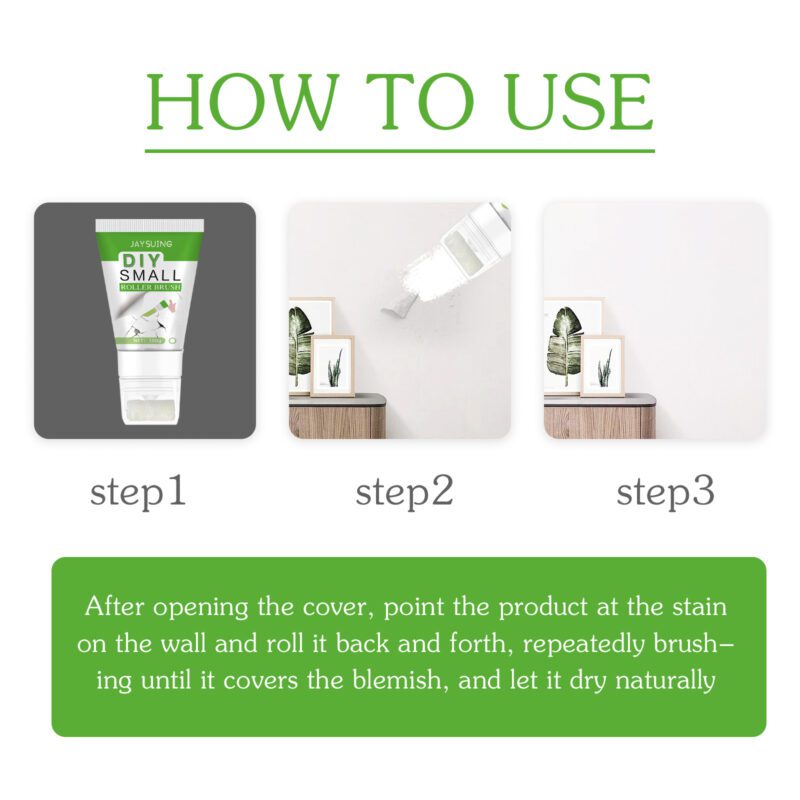 Wall Repair Roller Brush: Mildew & Crack Coverage, Long-Lasting, Safe for Walls - Image 5